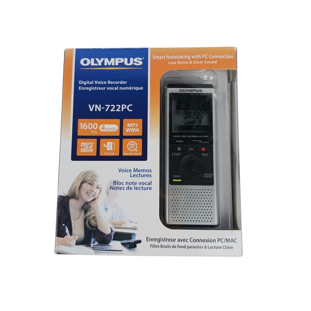 Olympus Digital Voice Recorder VN-722PC New In Box